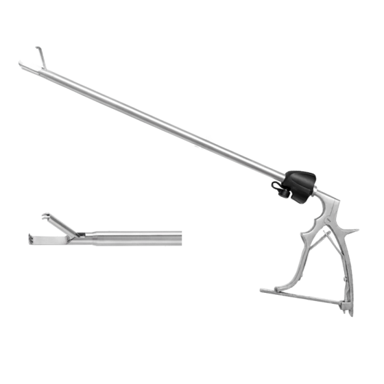 Laparoscopic surgical instrument large grasping forceps (2+3/ teeth) 10MMX330MM