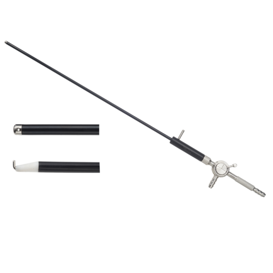 Laparoscopic surgical instrument electrocoagulator (with flushing) function (electric purchase) (electric rod)